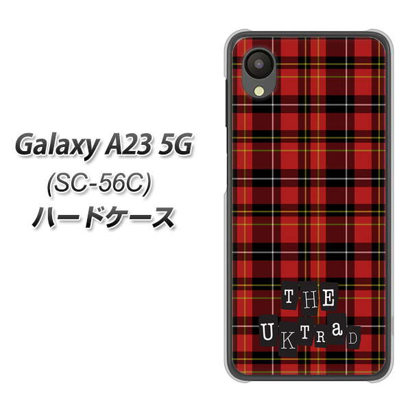 Galaxy A23 5G SC-56C docomo 547 THEチェック ハードケース 背面印刷