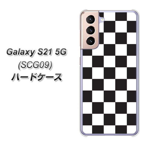 Galaxy S21 5G SCG09 au 151 フラッグチェック ハードケース 背面印刷