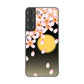 Galaxy S22 SCG13 au 136 満月と夜桜 ハードケース 背面印刷