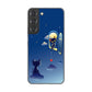 Galaxy S22 SCG13 au 夜とネコ ハードケース 背面印刷