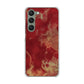 Galaxy S23 SCG19 au 高画質仕上げ 背面印刷 ハードケース 大理石BK