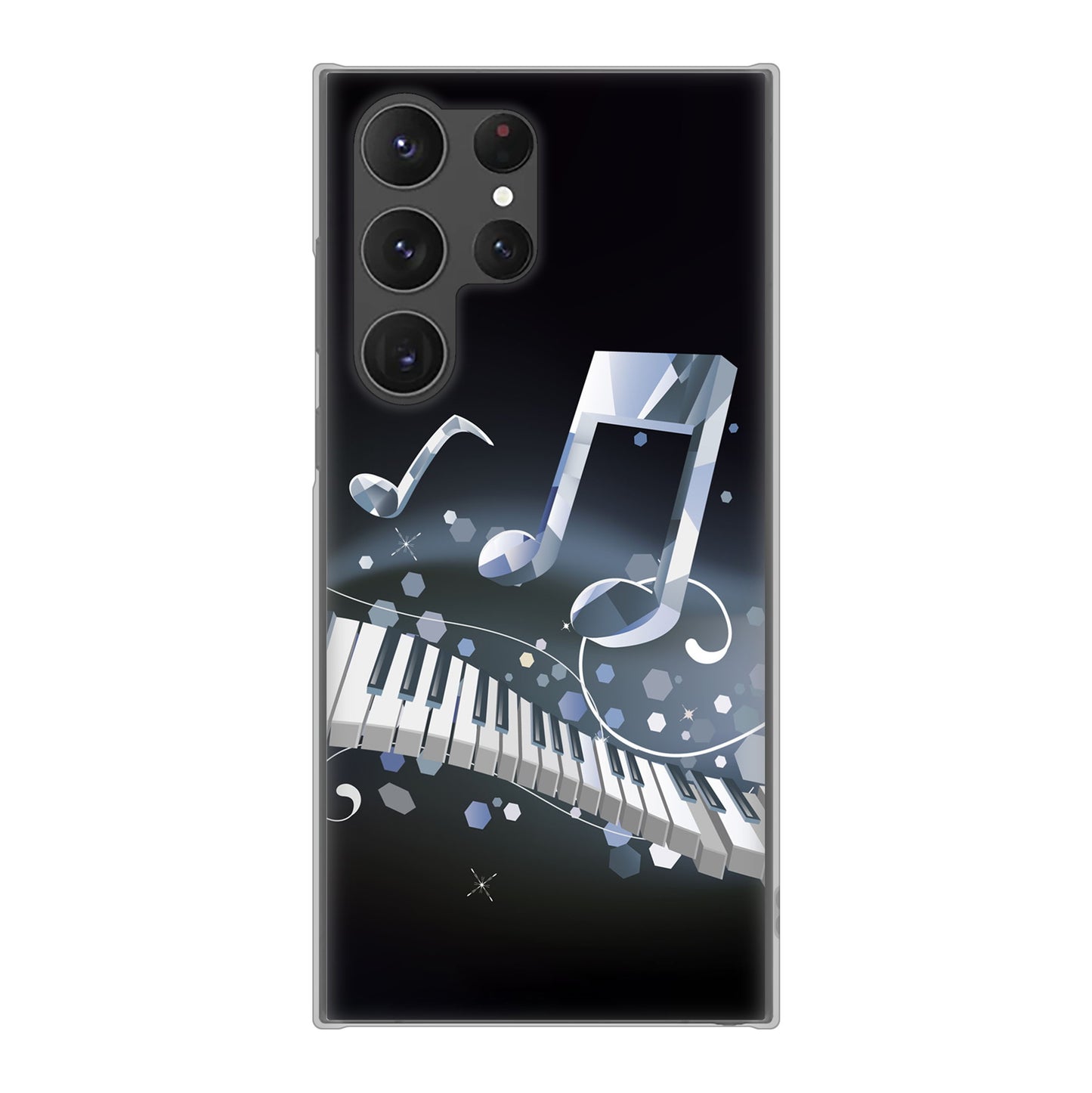 Galaxy S23 Ultra SCG20 au 音符 ハードケース 背面印刷