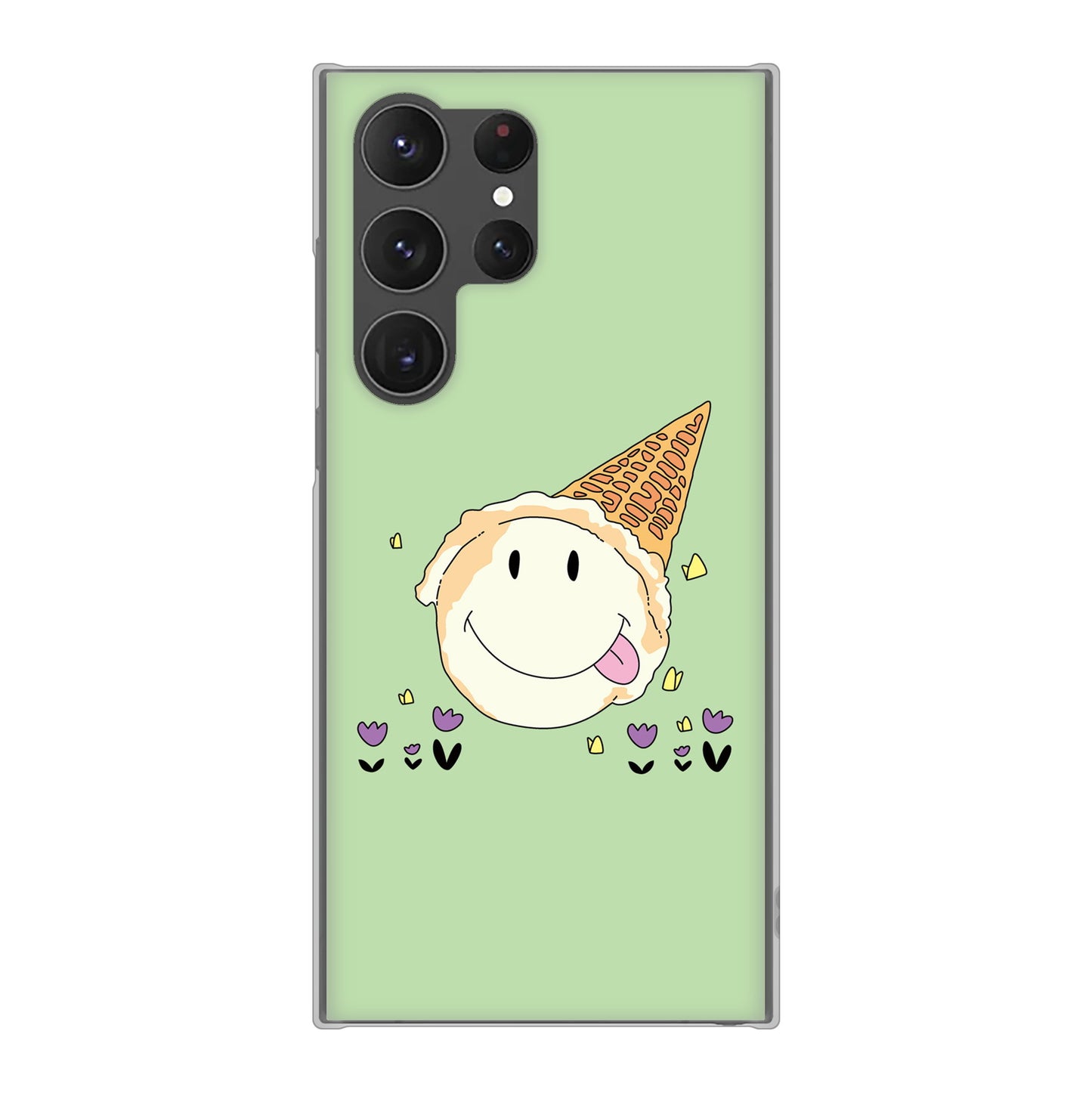 Galaxy S23 Ultra SCG20 au スイーツイラスト ハードケース 背面印刷