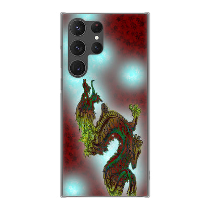 Galaxy S23 Ultra SCG20 au 赤竜 ハードケース 背面印刷