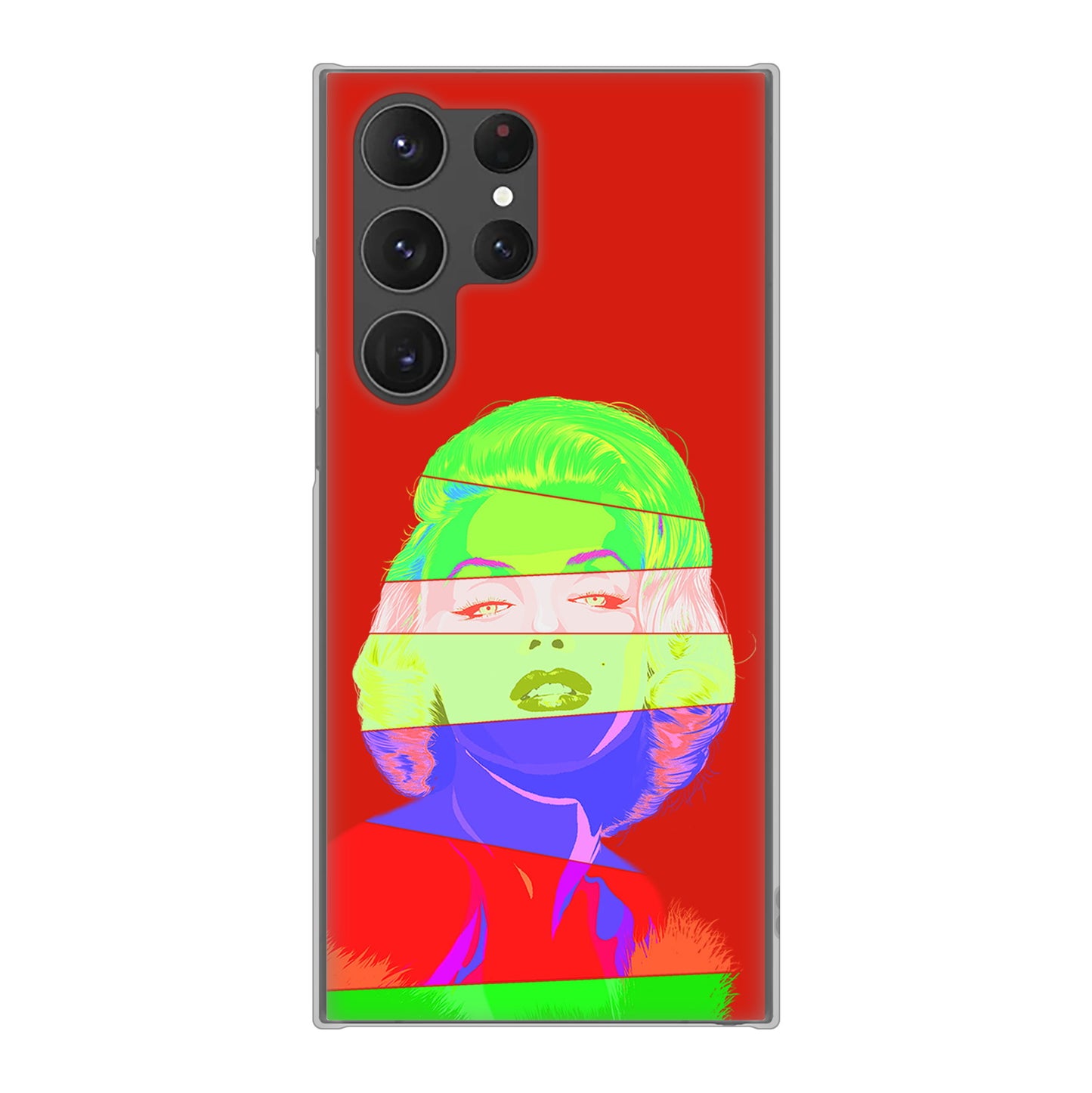 Galaxy S23 Ultra SCG20 au マリリンモンローデザイン ハードケース 背面印刷