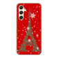 Galaxy A54 5G SCG21 au 527 エッフェル塔red-gr ハードケース 背面印刷