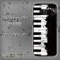 Galaxy S8 SCV36 au 611 クラッシュピアノ ハードケース 背面印刷