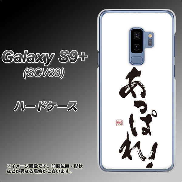 au ギャラクシー S9+ SCV39 高画質仕上げ 背面印刷 ハードケース【OE846 あっぱれ！】