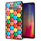 Galaxy S10+ SCV42 au 強化ガラス＆TPUスマホケース ガラプリ【448 マーブルチョコ】