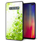 Galaxy S10+ SCV42 au 強化ガラス＆TPUスマホケース ガラプリ【565 四葉のクローバー】