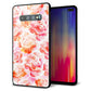 Galaxy S10+ SCV42 au 強化ガラス＆TPUスマホケース ガラプリ【SC930 ローズ レッド】