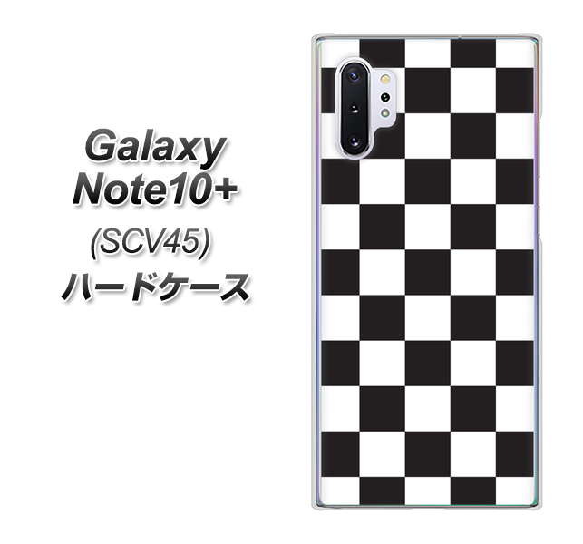Galaxy Note10+ SCV45 au 151 フラッグチェック ハードケース 背面印刷