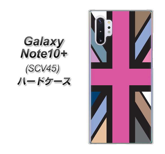 Galaxy Note10+ SCV45 au 507 ユニオンジャック デスカラー ハードケース 背面印刷