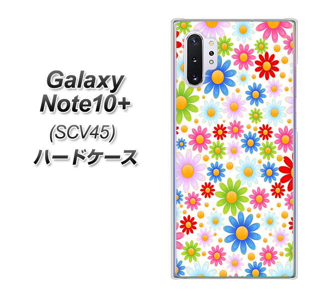 Galaxy Note10+ SCV45 au 606 マーガレット ハードケース 背面印刷