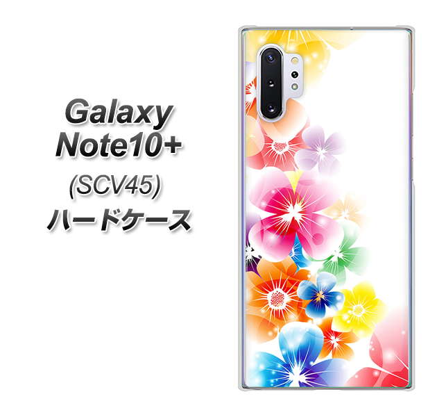 Galaxy Note10+ SCV45 au 1209 光と花 ハードケース 背面印刷