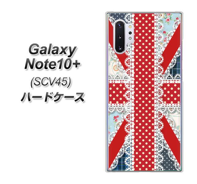 Galaxy Note10+ SCV45 au SC805 ユニオンジャック レース ハードケース 背面印刷