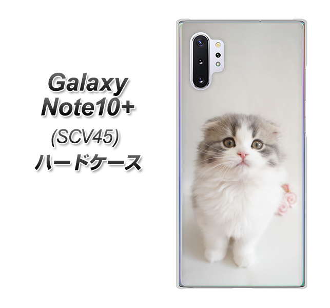 Galaxy Note10+ SCV45 au VA803 まっていますネコ ハードケース 背面印刷