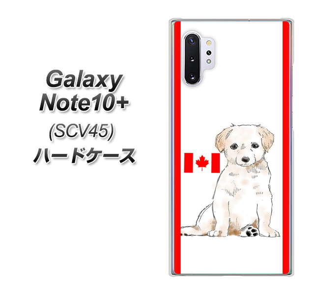 Galaxy Note10+ SCV45 au YD824 ラブラドールレトリバー05 ハードケース 背面印刷