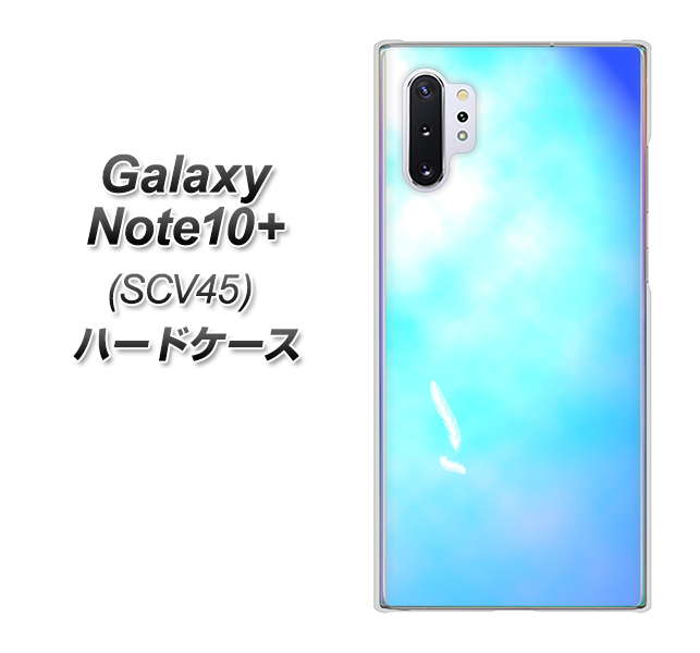 Galaxy Note10+ SCV45 au YJ291 デザイン 光 ハードケース 背面印刷