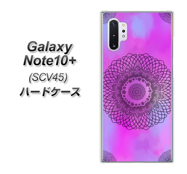 Galaxy Note10+ SCV45 au YJ344 レース ハードケース 背面印刷