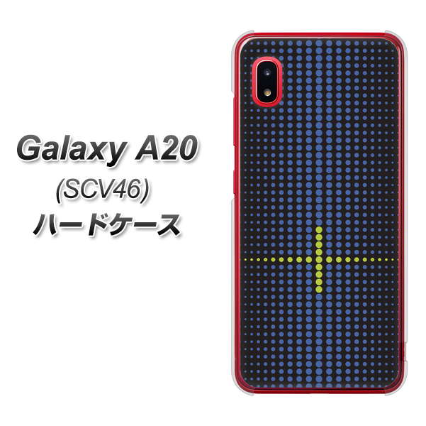 Galaxy A20 SCV46 au IB907 グラデーションドット ハードケース 背面印刷