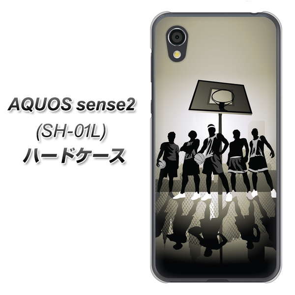 AQUOS sense2 SH-01L docomo 389 クールバスケ ハードケース 背面印刷