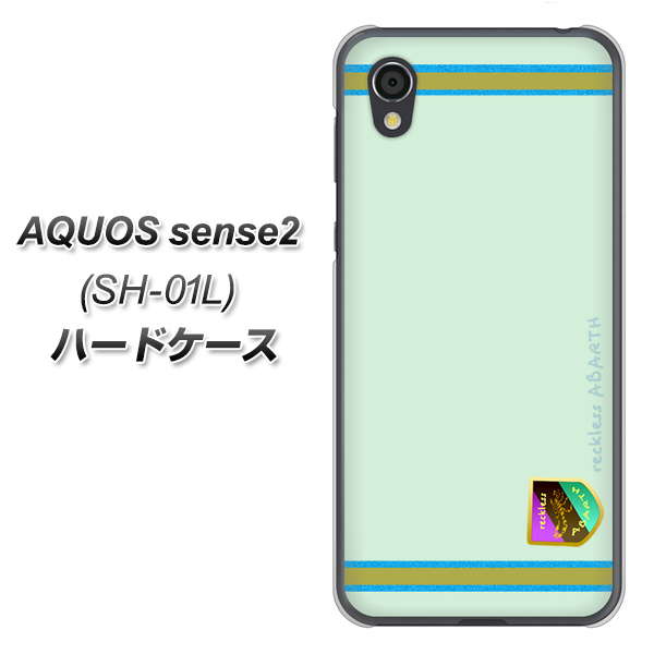 AQUOS sense2 SH-01L docomo YC938 アバルト09 ハードケース 背面印刷