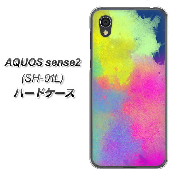 AQUOS sense2 SH-01L docomo YJ294 デザイン色彩 ハードケース 背面印刷