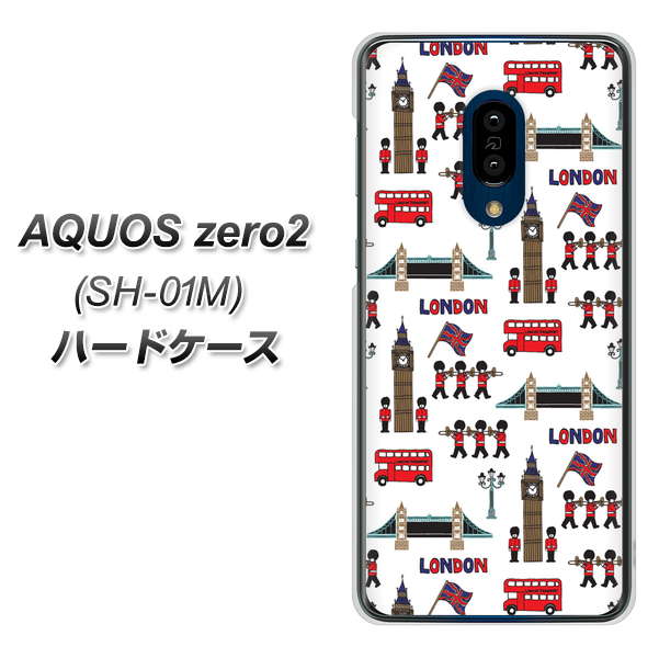 AQUOS zero2 SH-01M docomo EK811 ロンドンの街 ハードケース 背面印刷