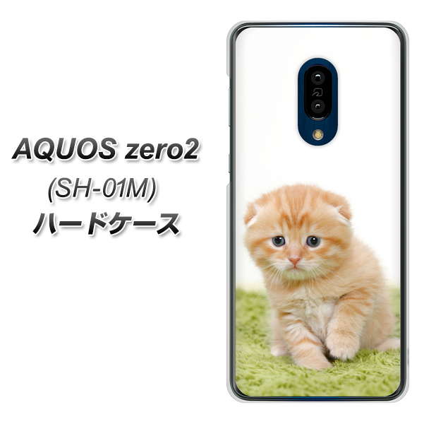 AQUOS zero2 SH-01M docomo VA802 ネコこっそり ハードケース 背面印刷