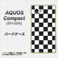 AQUOS Compact SH-02H docomo 151 フラッグチェック ハードケース 背面印刷