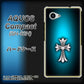 AQUOS Compact SH-02H docomo 334 クロスブルー ハードケース 背面印刷