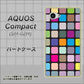 AQUOS Compact SH-02H docomo 509 カラースクエア ハードケース 背面印刷