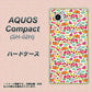 AQUOS Compact SH-02H docomo 777 マイクロリバティプリントWH ハードケース 背面印刷