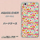 AQUOS EVER SH-02J docomo 777 マイクロリバティプリントWH ハードケース 背面印刷