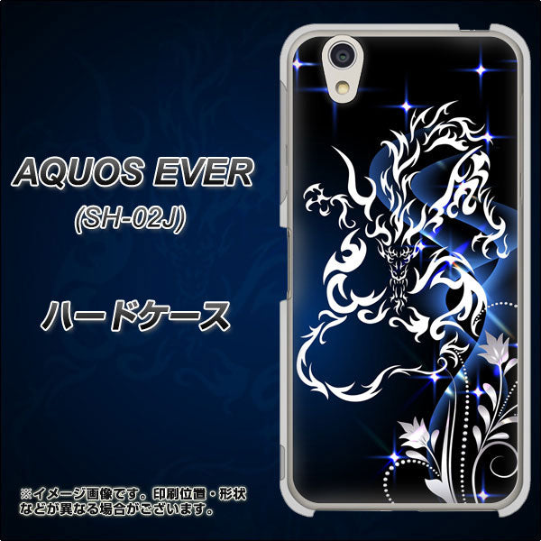 AQUOS EVER SH-02J docomo 1000 闇のシェンロン ハードケース 背面印刷