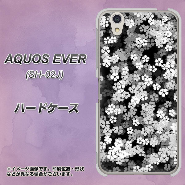 AQUOS EVER SH-02J docomo 1332 夜桜 ハードケース 背面印刷