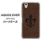 AQUOS EVER SH-02J docomo EK823 レザー風ユリ ハードケース 背面印刷