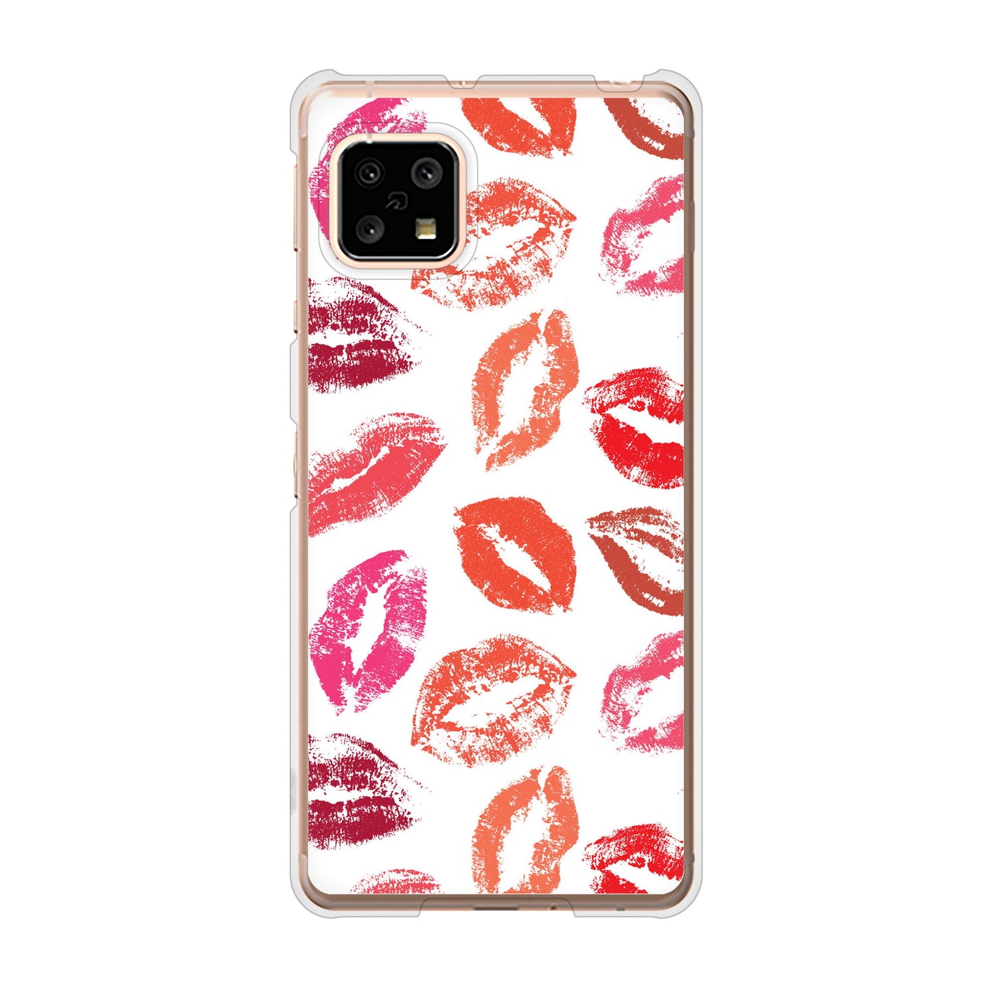 AQUOS sense4 SH-41A docomo 734 キスkissキス ハードケース 背面印刷