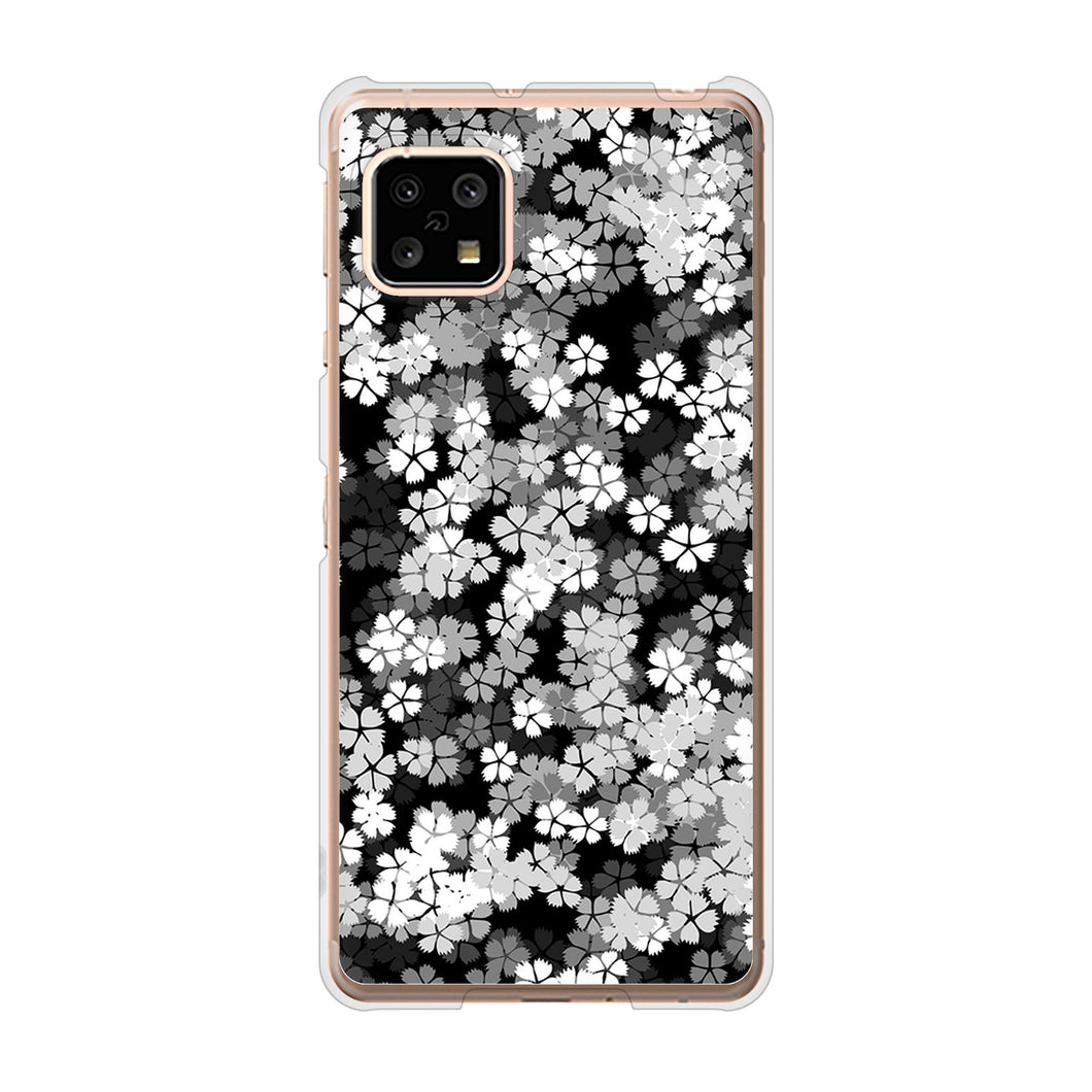 AQUOS sense4 SH-41A docomo 1332 夜桜 ハードケース 背面印刷