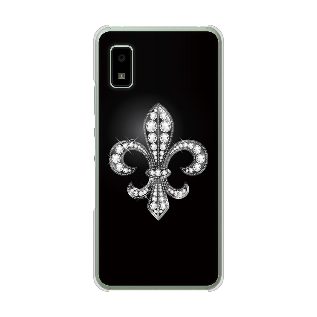 AQUOS wish2 SH-51C docomo 高画質仕上げ 背面印刷 ハードケース 【042 ラインストーン風の印刷ゴージャスユリ】
