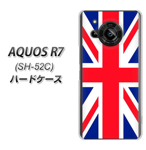 AQUOS R7 SH-52C docomo 200 イギリス (ユニオン・ジャック） ハードケース 背面印刷