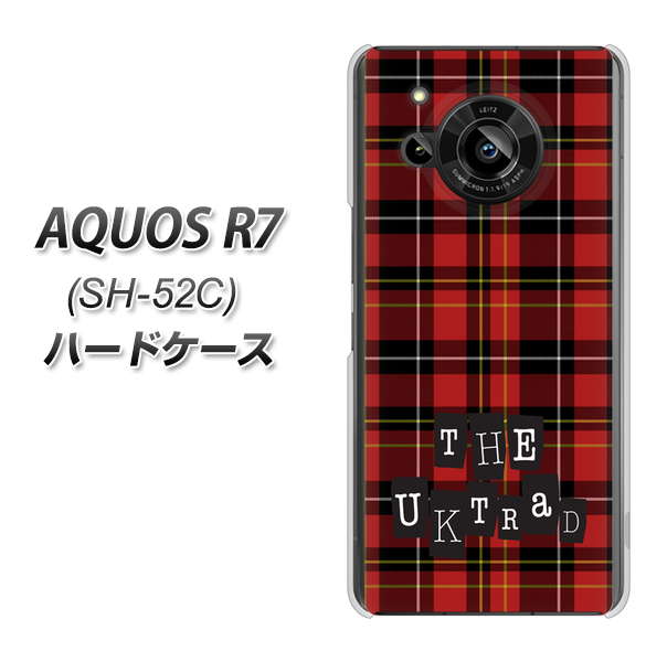 AQUOS R7 SH-52C docomo 547 THEチェック ハードケース 背面印刷