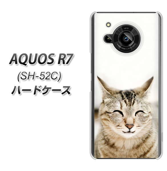 AQUOS R7 SH-52C docomo VA801 笑福ねこ ハードケース 背面印刷