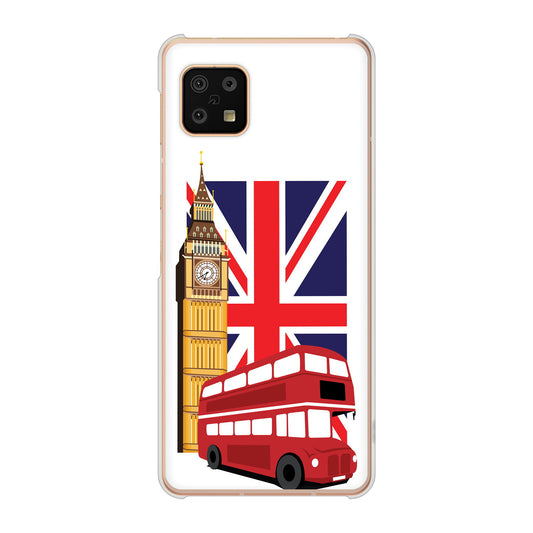 AQUOS sense6 SH-54B docomo イギリスの風景 ハードケース 背面印刷