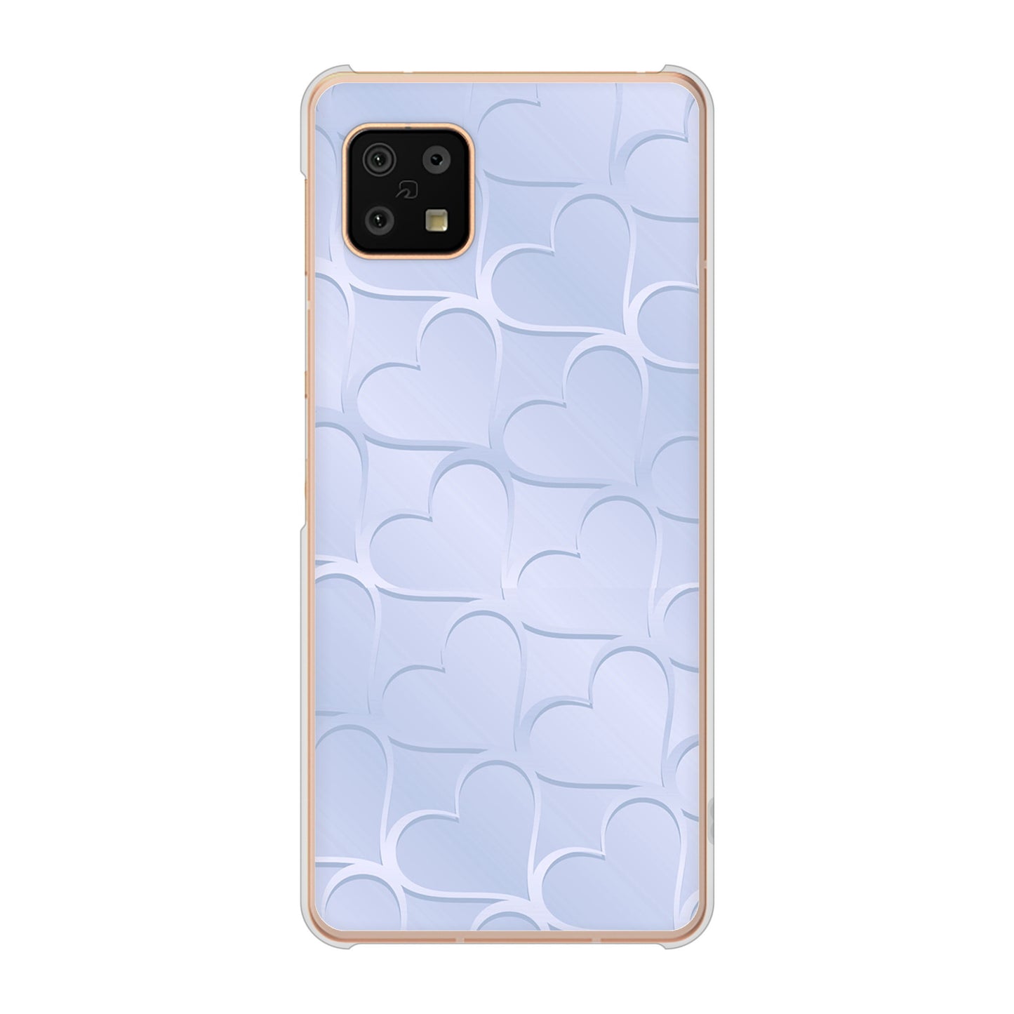 AQUOS sense6 SH-54B docomo かくれハート ハードケース 背面印刷