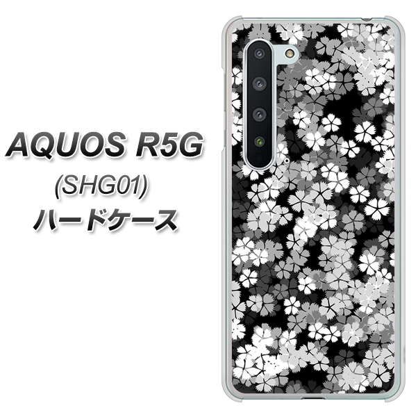 AQUOS R5G SHG01 au 1332 夜桜 ハードケース 背面印刷