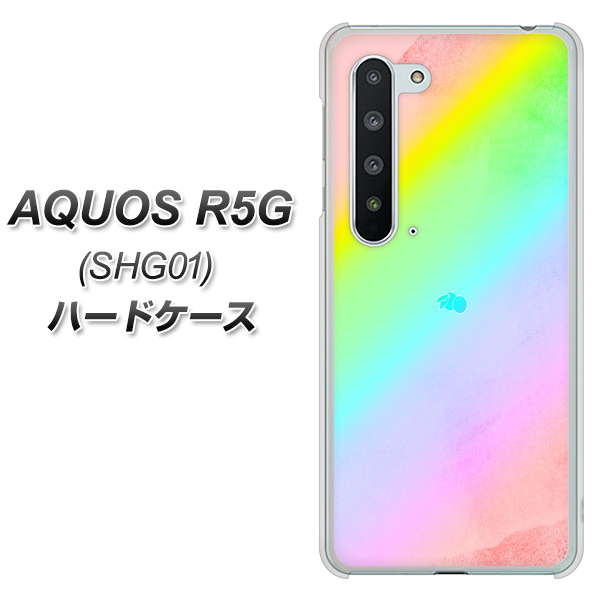 AQUOS R5G SHG01 au YJ287 デザイン ハードケース 背面印刷