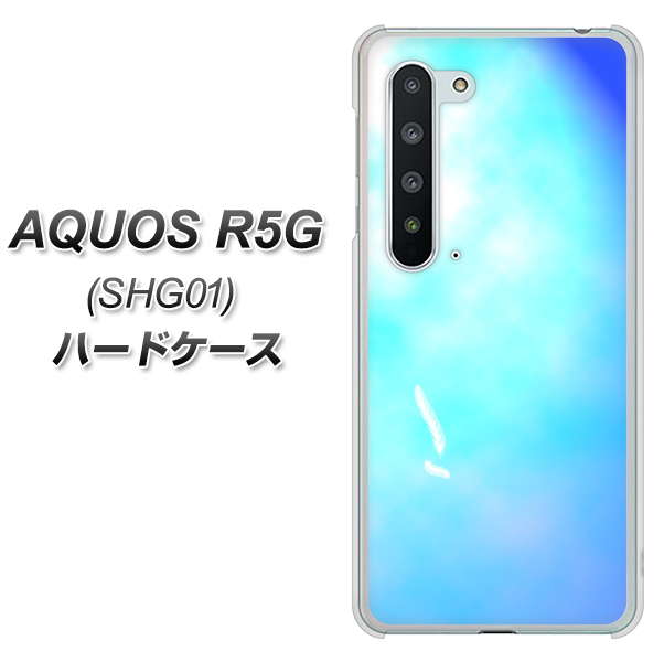 AQUOS R5G SHG01 au YJ291 デザイン 光 ハードケース 背面印刷