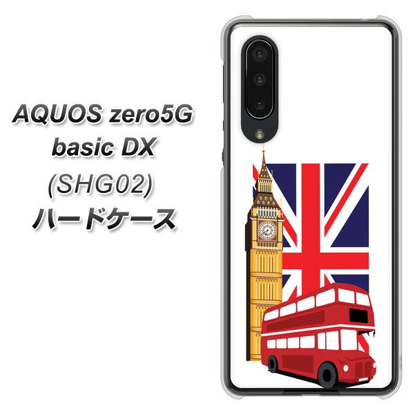 AQUOS zero5G basic DX SHG02 au 573 イギリス ハードケース 背面印刷